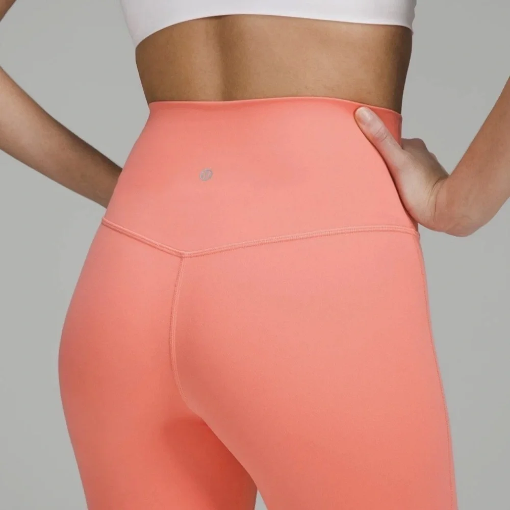 lululemon athletica Raspberry Cream Align Leggings